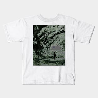 Horned in the Woods Kids T-Shirt